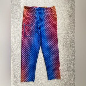 INKnBURN Mermaid Capris Size 0 Like-New